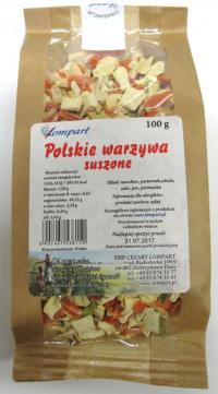 Polskie warzywa suszone